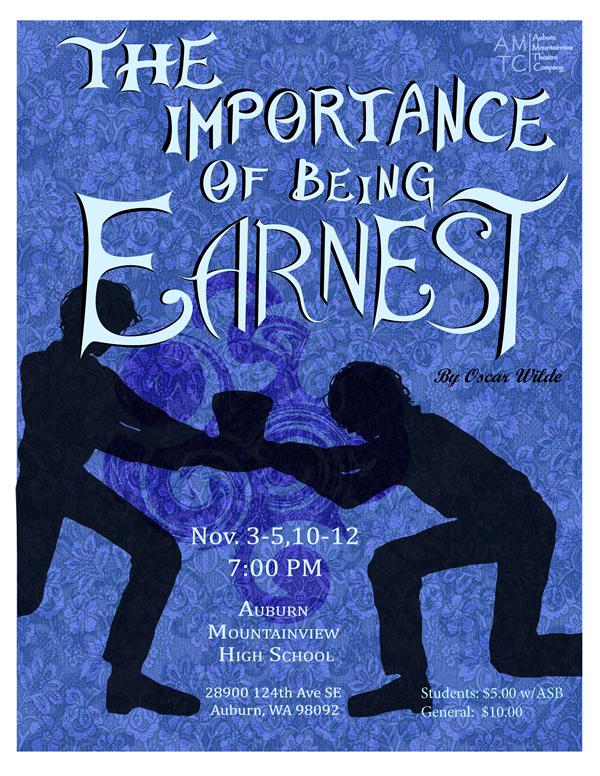 The Importance of Being Earnest. Thurs-Sat Nov 3rd -12th @ 7:00 P.M.